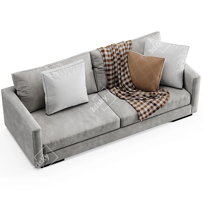 Sleek and Stylish Flexform Sofa 3D model image 5