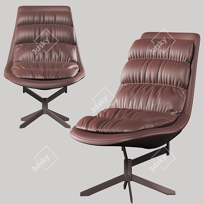 FAT FRANK Armchair: Modern Comfort for Your Living Space 3D model image 3