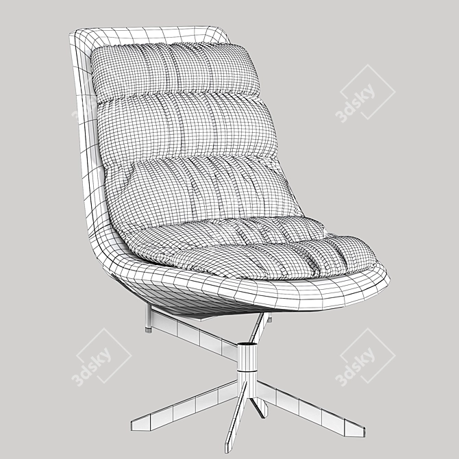 FAT FRANK Armchair: Modern Comfort for Your Living Space 3D model image 6