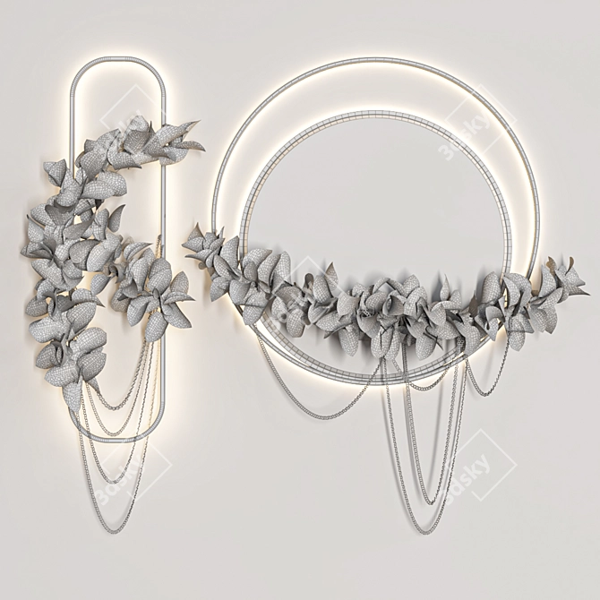 Modern Wall Light Set - Vray & Corona Compatible 3D model image 4