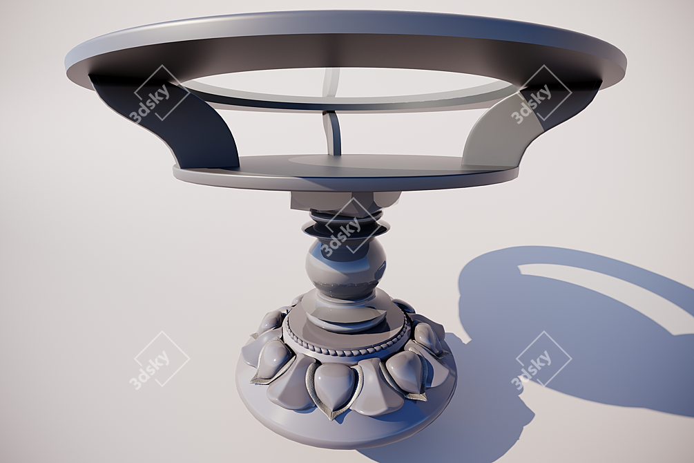 Modern Magazine Stand 3D model image 2