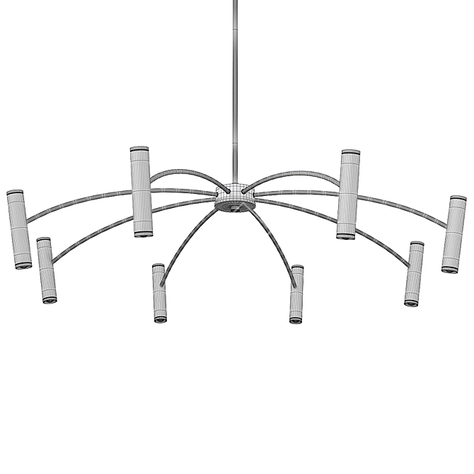 Elegant Laguna Lighting Fixture 3D model image 2