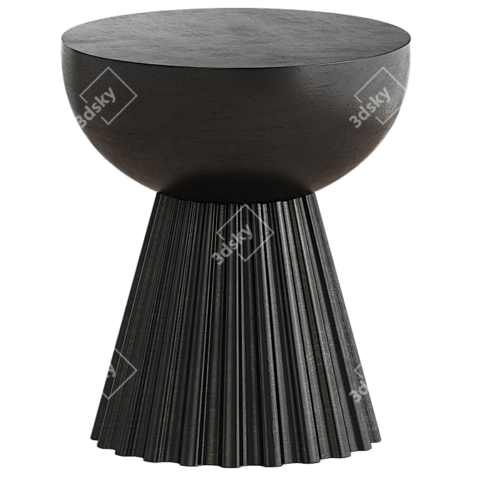 Elegant Donato End Table 3D model image 1