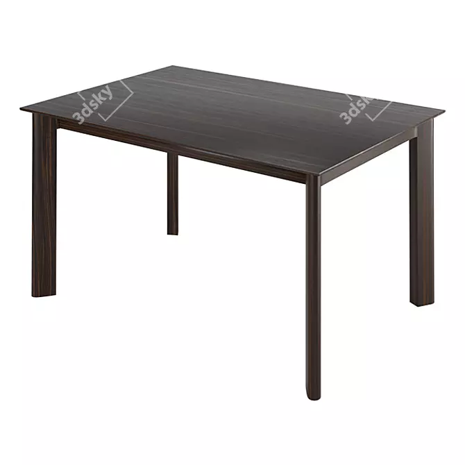 Scandinavian Elegance: NORDIC Table 3D model image 1