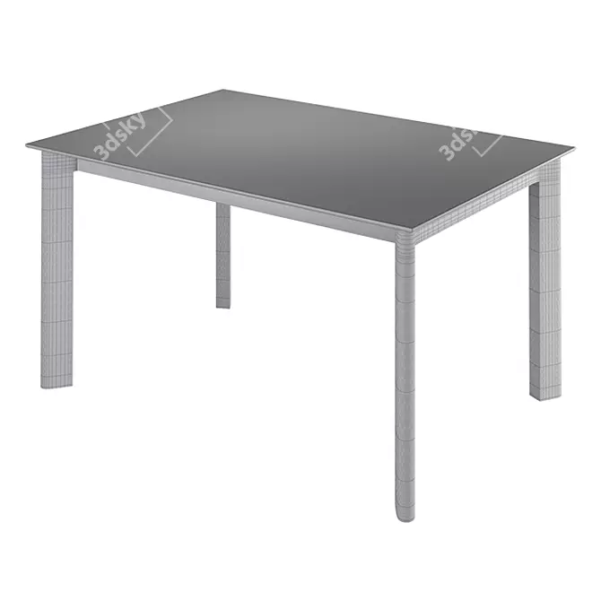 Scandinavian Elegance: NORDIC Table 3D model image 3