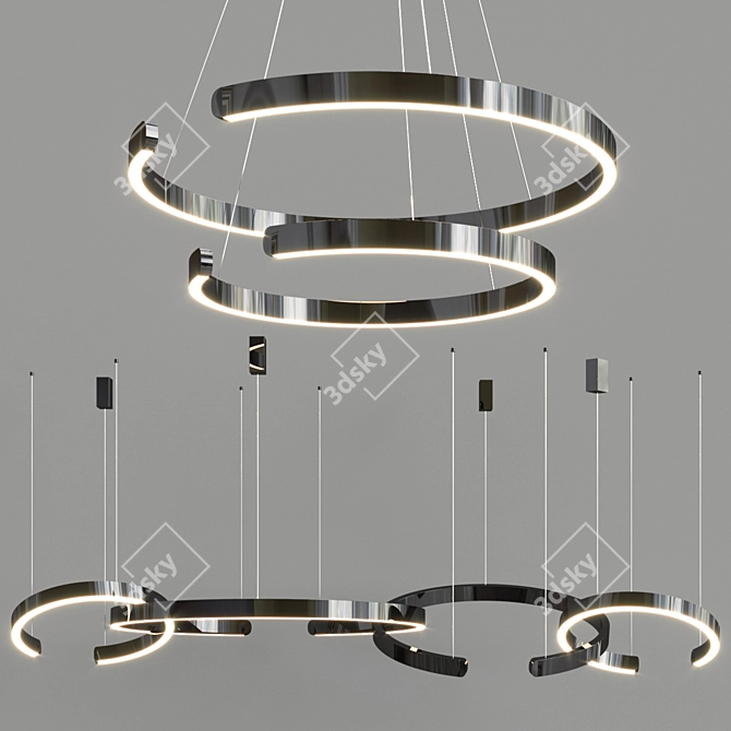 Elegant MITO Sospeso Set 3D model image 3