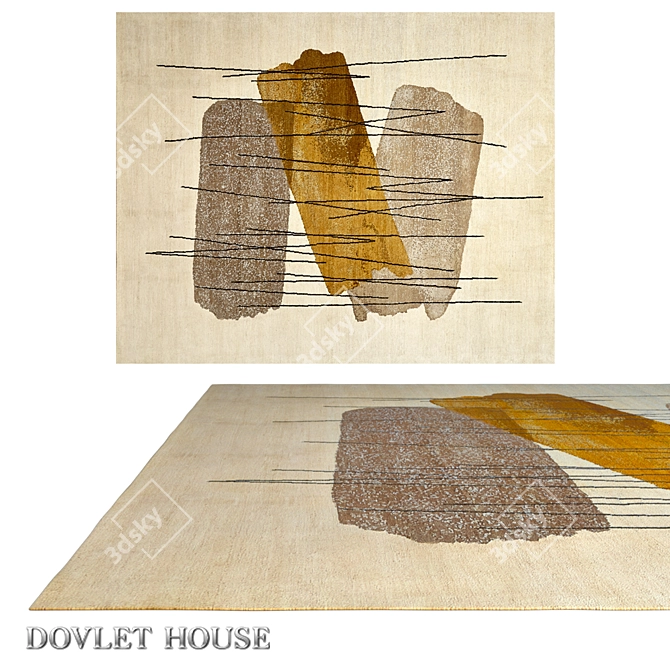 Luxury Silk & Wool Dovlet House 3D model image 1