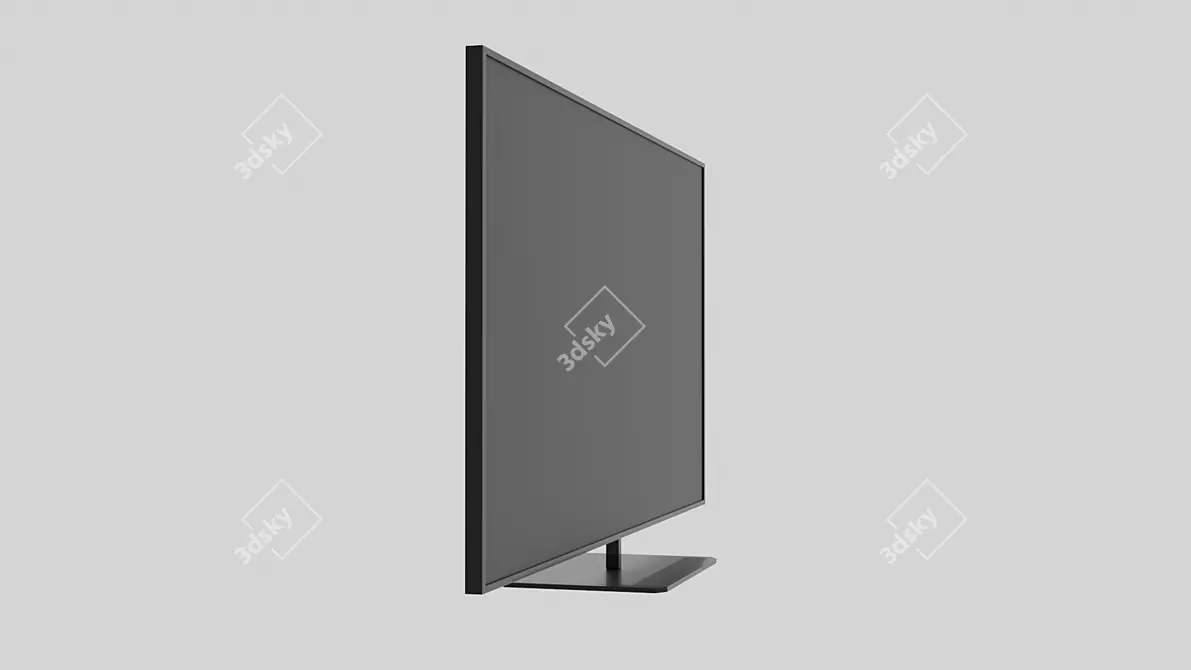 3D Smart TV: High-Quality, Affordable, and Futuristic 3D model image 3