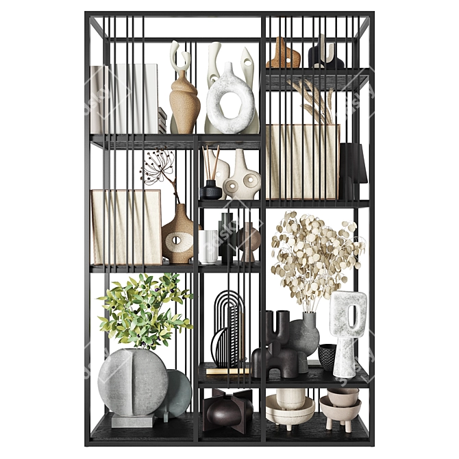 Elegant Room Divider: RIET 3D model image 6