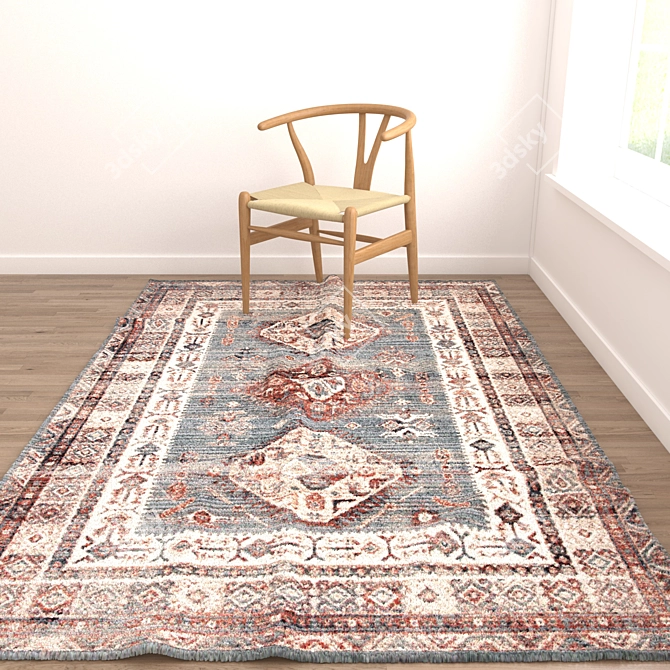 Versatile 3D Rug Set 3D model image 2