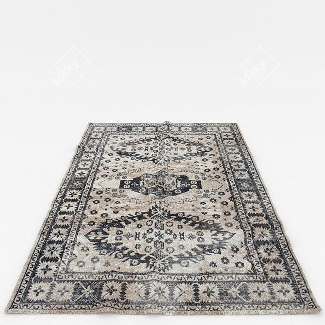 Versatile 3D Rug Set 3D model image 6