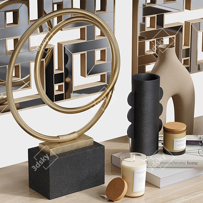 Versatile Decorative Set 1 3D model image 8
