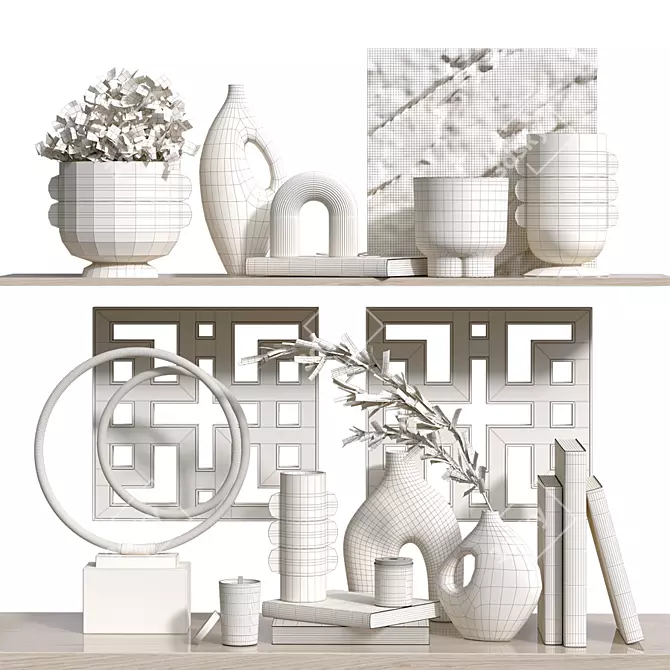 Versatile Decorative Set 1 3D model image 22