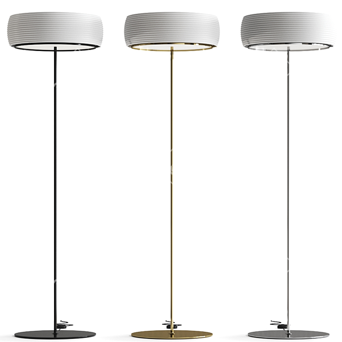 Inari 162: Elegant Illuminating Floor Lamp 3D model image 1