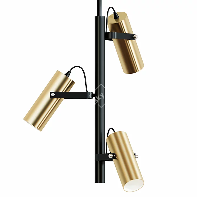 Suspended Lumion Claire: Sleek and Stylish Pendant Light 3D model image 1