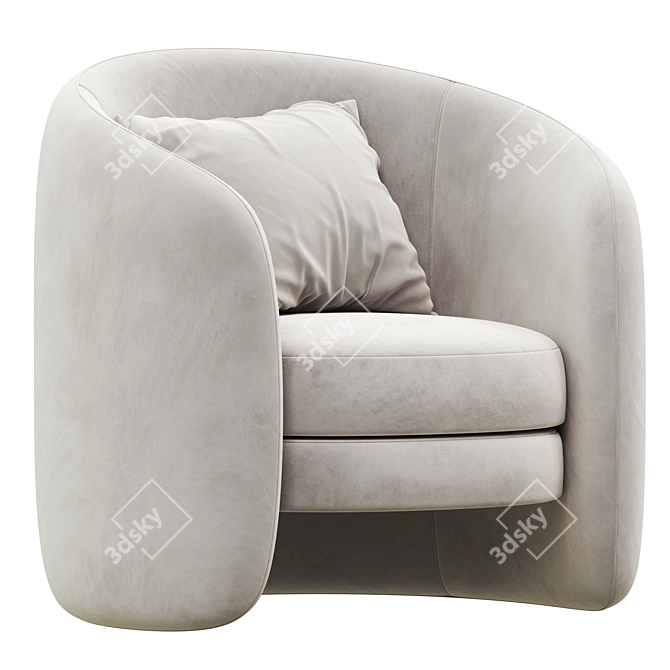 Calder Chair - Elegant & Functional Seating Solution 3D model image 1