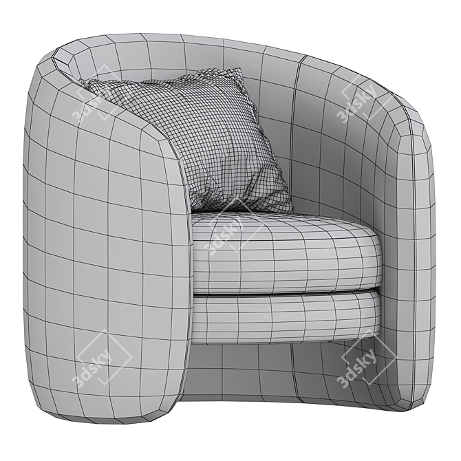 Calder Chair - Elegant & Functional Seating Solution 3D model image 6