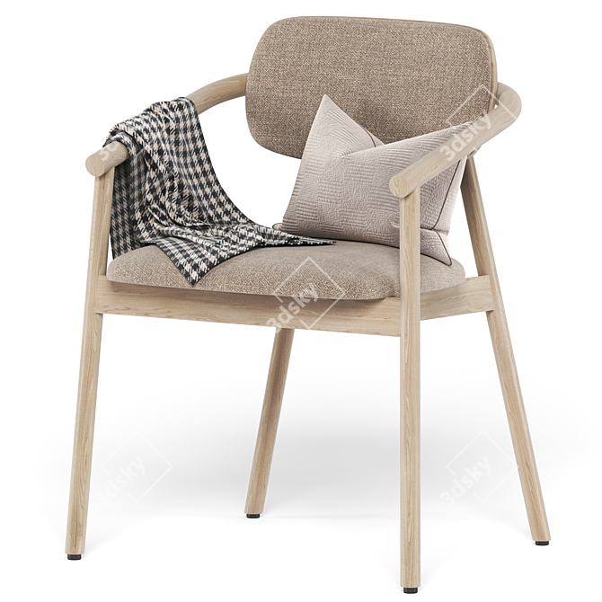 Modern Krala Chair by Moroso 3D model image 3