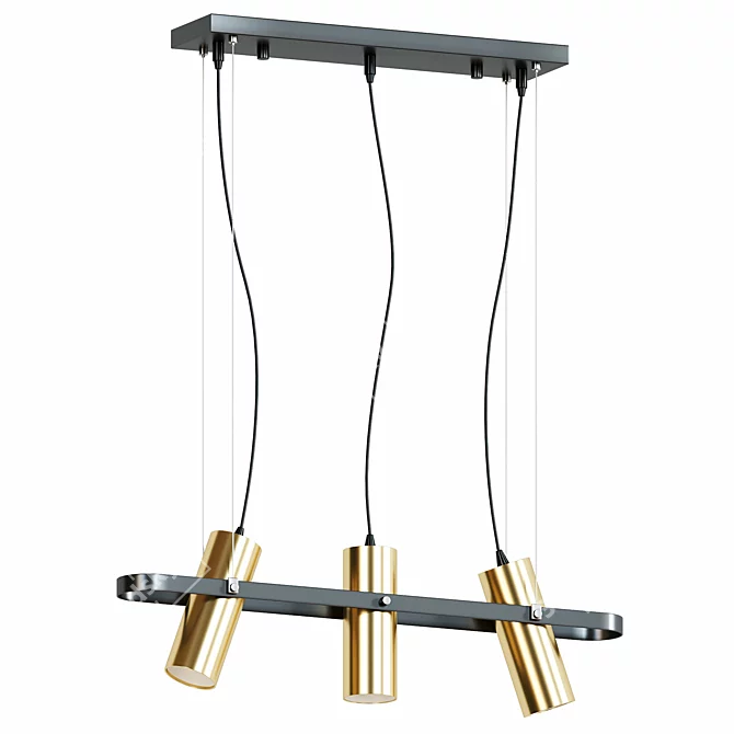 Modern Suspended Lumion Claire 3714 3D model image 2