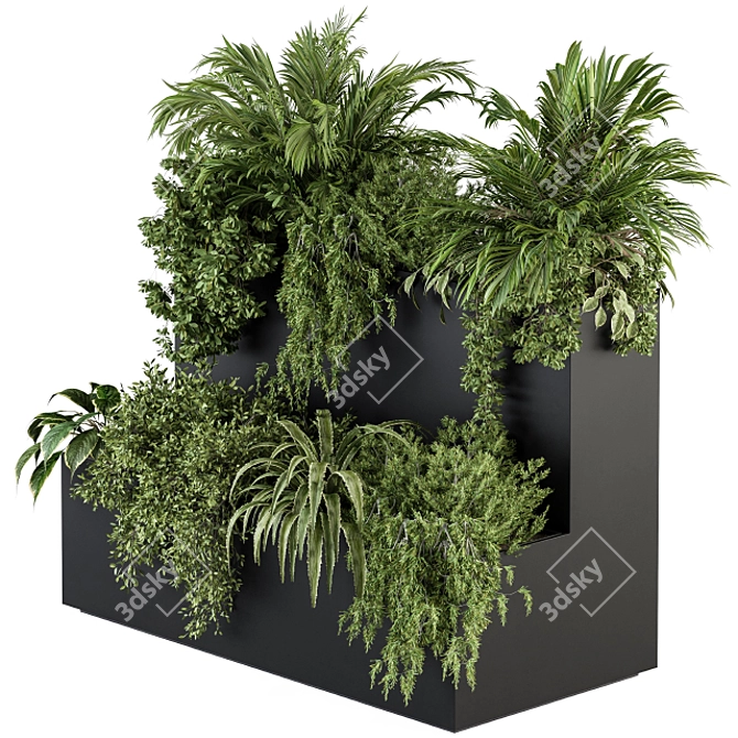 Black Box Garden Set 3D model image 1