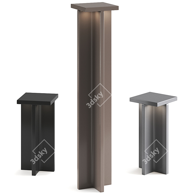 Mir X70 Outdoor Floor Lamp 3D model image 1