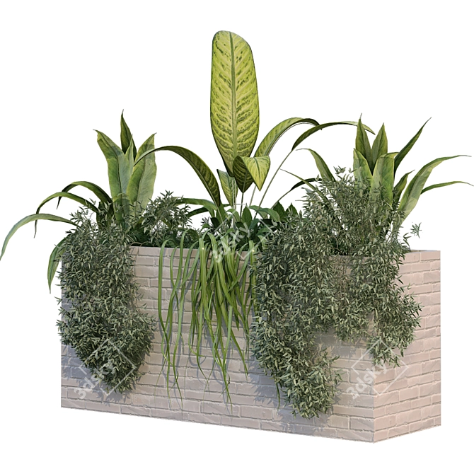 Exquisite Plant Box Set 230 3D model image 2