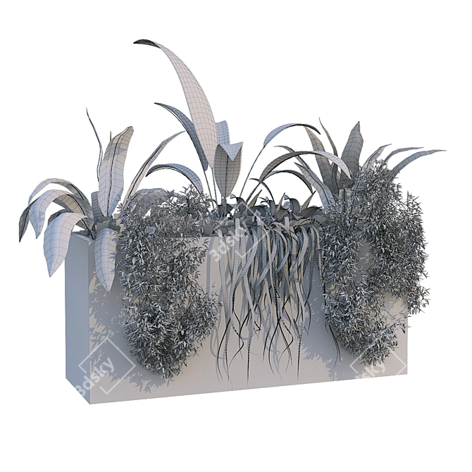 Exquisite Plant Box Set 230 3D model image 5