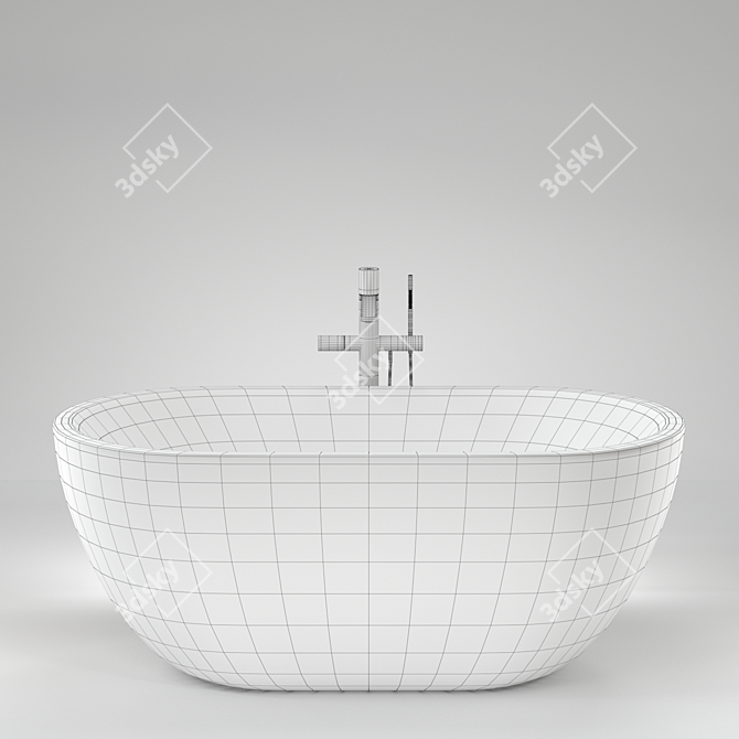 BelBagno BB27 - Stylish Bathroom Vanity 3D model image 2