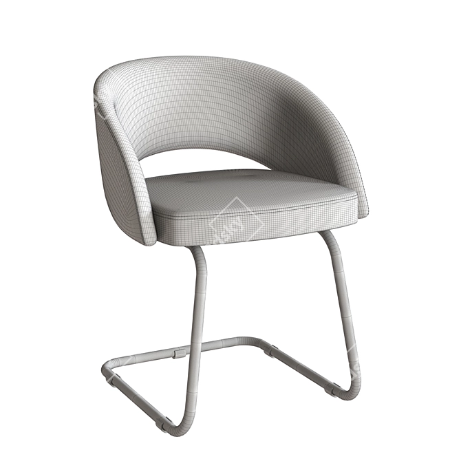 Mirella Comfort Chair: Stylish and Relaxing 3D model image 4