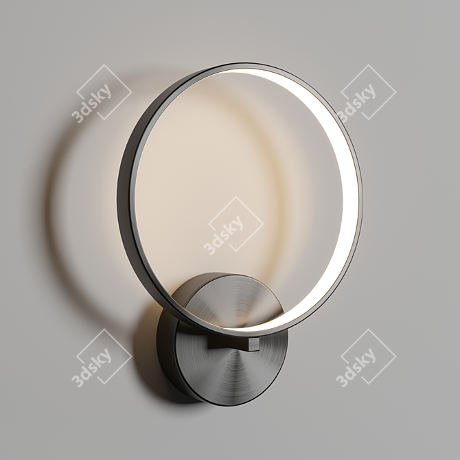 Elegant Copper Wall Sconce: Claire 3D model image 5