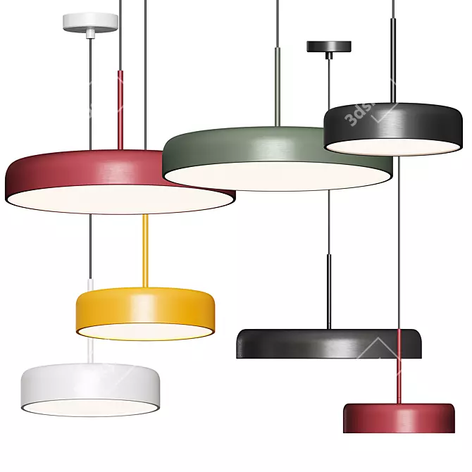 California Dreamin' Pendant Lamp: Bobber by Blu Dot 3D model image 1