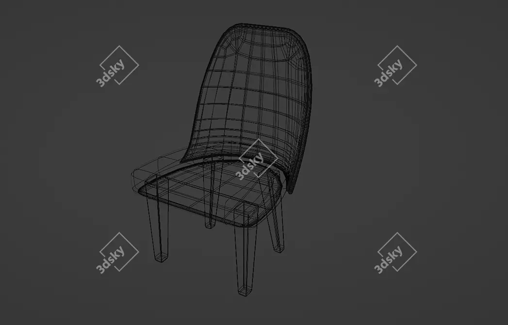 Elegant Seating Option: Chair 3D model image 4