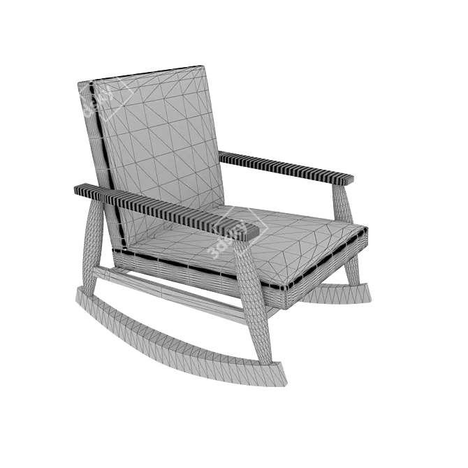 Modern 2021 Chair: Stylish Design 3D model image 4