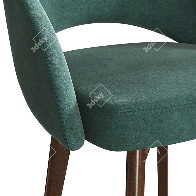 Mirella Compact Upholstered Chair 3D model image 3