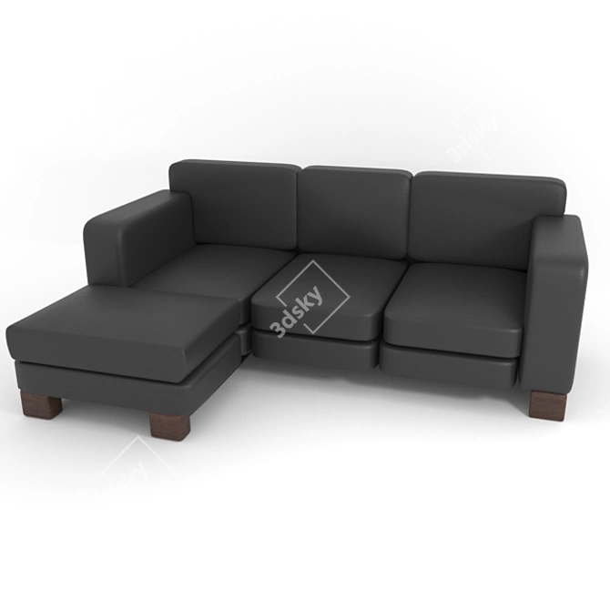 2021 Modern Sofa - Stylish and Comfortable 3D model image 2