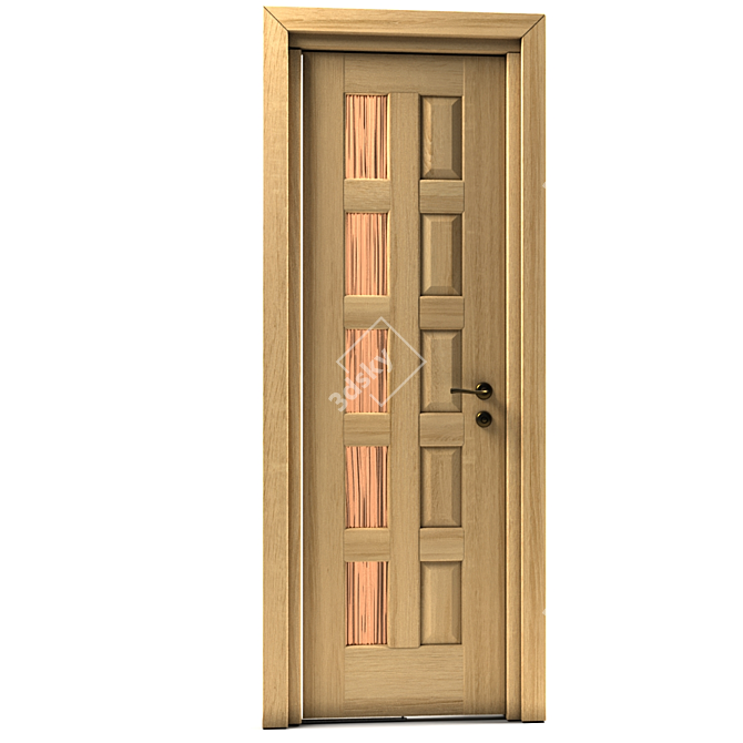 Space-Saving Rotary Door 3D model image 1