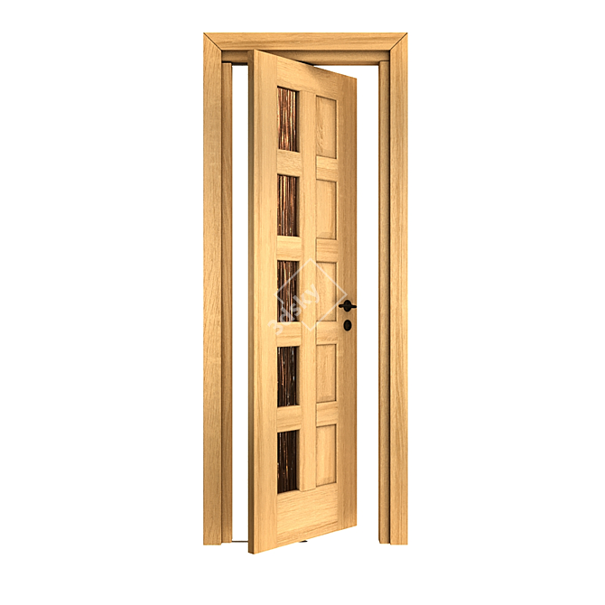 Space-Saving Rotary Door 3D model image 2