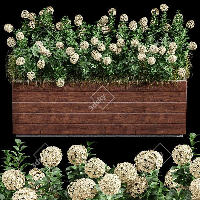 Outdoor Plant Set 001 - Premium Plant Box 3D model image 1