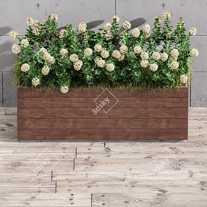 Outdoor Plant Set 001 - Premium Plant Box 3D model image 4
