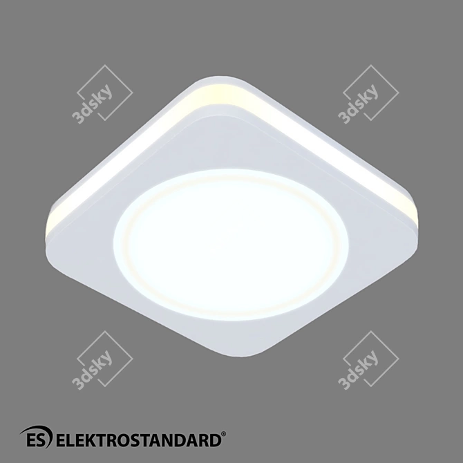 OM LED Spotlight DSK80 5W 4200K 3D model image 1