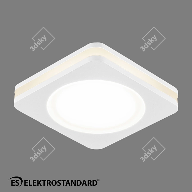 OM LED Spotlight DSK80 5W 4200K 3D model image 3