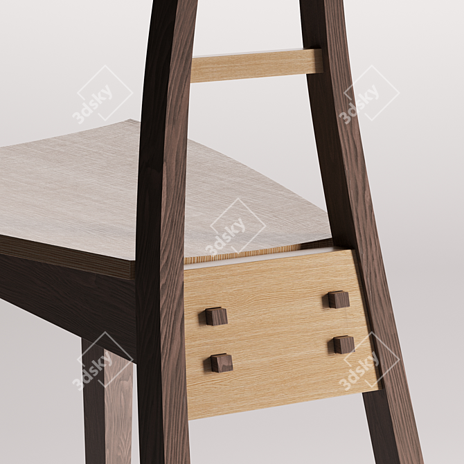 Sleek Comfort: Modern Chair 3D model image 4