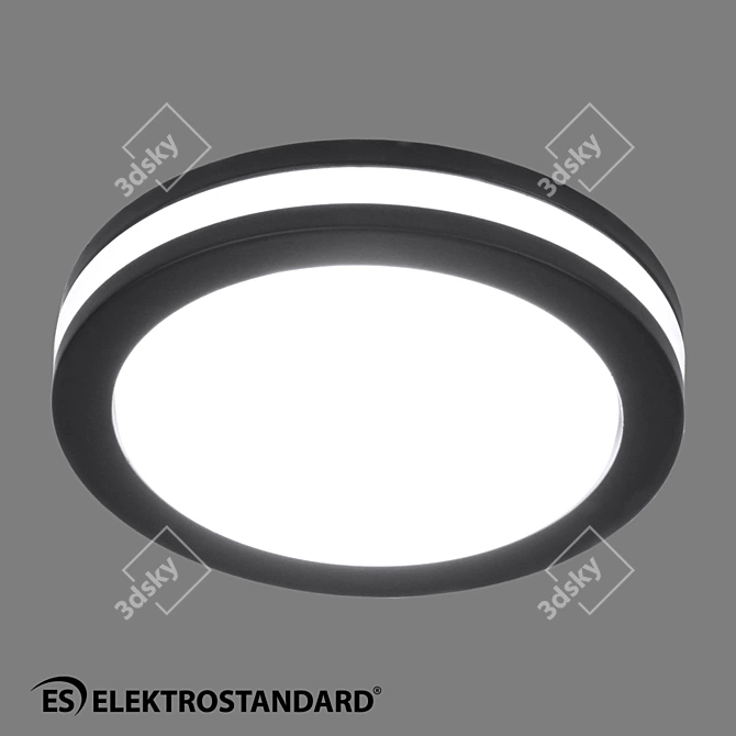 OM LED Spotlight, 5W, Elektrostandard 3D model image 3