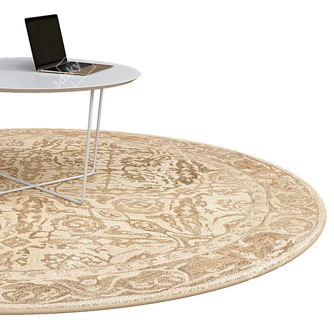 Elegant Circle Rugs | No. 268 3D model image 2