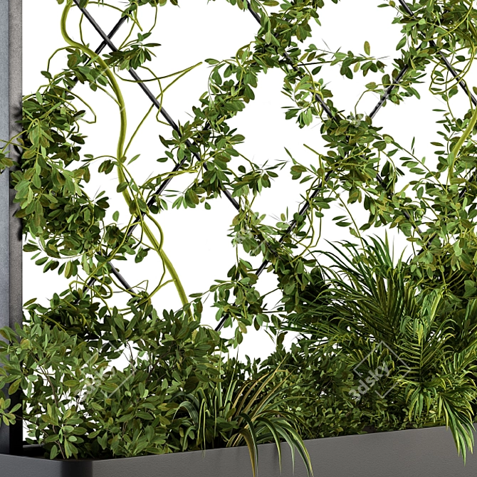 Outdoor Oasis: Vertical Garden Solution 3D model image 2