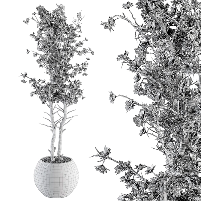 Lush Life: 332 Indoor Plants 3D model image 4