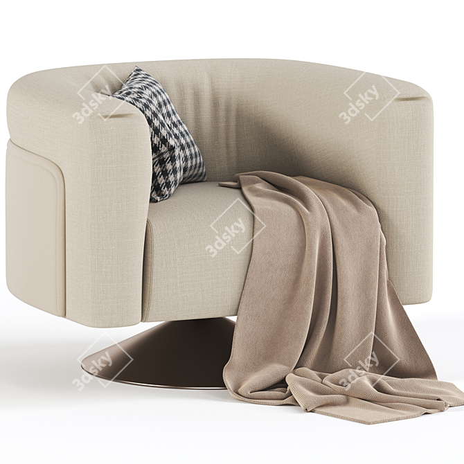 Soul Armchair: Luxurious Comfort for Your Space 3D model image 2