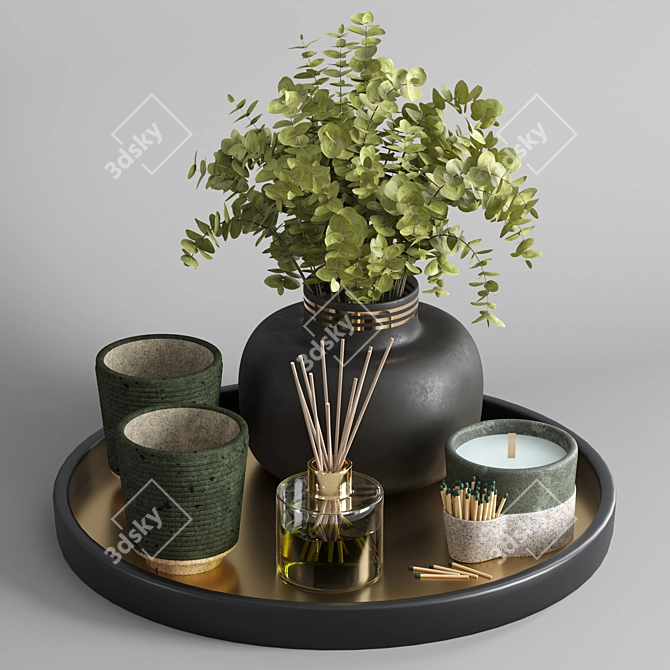 Versatile Decorative Set: 2015 Edition 3D model image 1