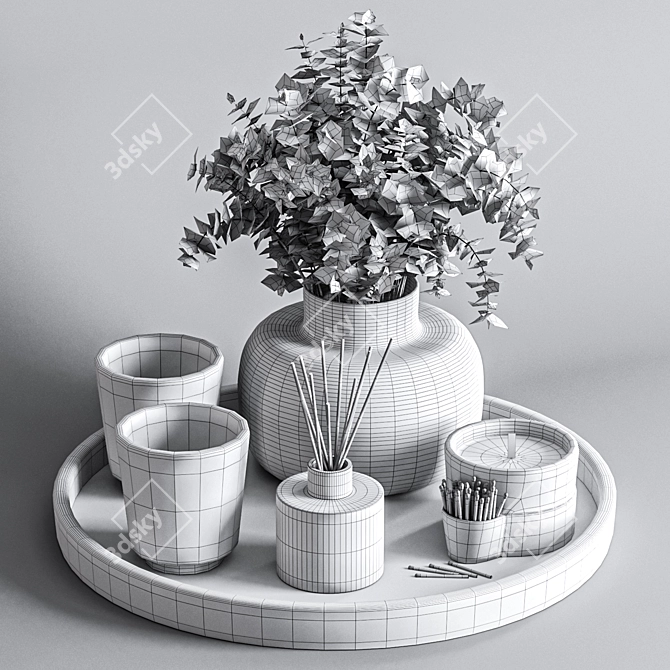 Versatile Decorative Set: 2015 Edition 3D model image 3