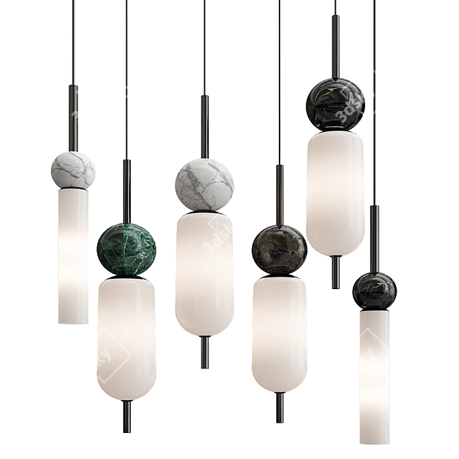 ANET Delia Pendant Light 3D model image 2